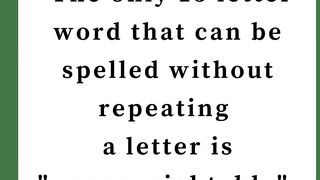 English Language Fact