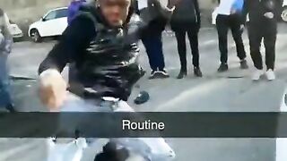 Student jumps teacher inj carpark after school for.