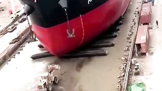 Big ship with Amazing balance