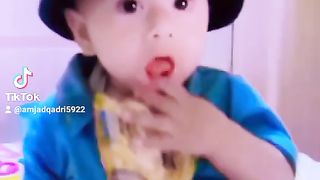 Cute baba shot video