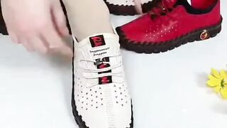 2022 Sneakers Women Shoes Casual Loafers Lace-Up Vulcanized Pu Leather High Quality Ladies Summer Solid Flats Chaussure Femme
