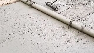How Concrete Roads Are Made Using Rollers