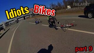 Idiots On Bikes | Hilarious Cyclist Fails /part9/