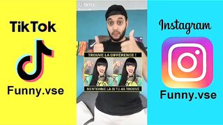 COMPILATION TIKTOK FUNNY.VSE TROUVE LES DIFFÉRENCES SPECIAL CÉLÉBRITÉS TIKTOK !