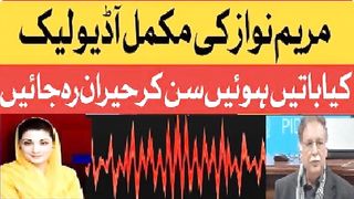 Maryam Nawaz Complete Audio Leak | Indus Plus News Tv