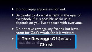 The Revenge Of Jesus Christ