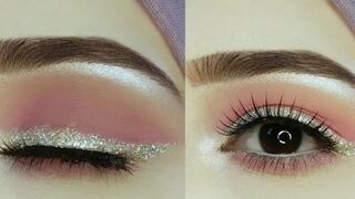 Birthday makeup tutorial|Pink Birthday party makeup