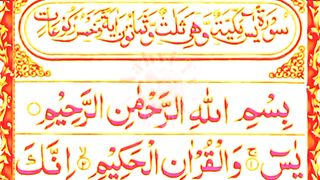 Surah Yasin full _ Surah Yasin (Yaseen) _ By Qari Muhammad _With Arabic Text (HD) سورة یسین.
