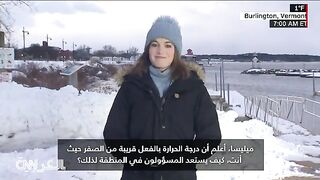 Freeze like a rock within minutes Watch what happened to a reporter's pants because of the extreme cold