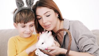 Rabbit is a very innocent friend of kids