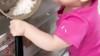 Baby very hungry