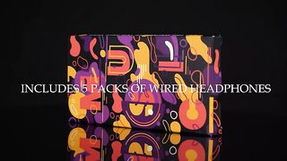 Earbuds wired with mic