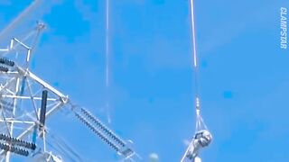 Repairing Electric Power Lines from a Helicopter: An Incredible Feat of Engineering