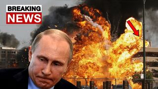 Putin's Capital Is Under Attack! Skyscraper In Moscow Is Engulfed In Flames!