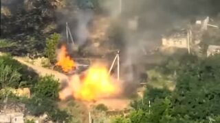 Ukrainian troops destroy Russian ammo depot In Donetsk