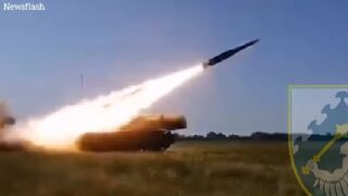 Ukrainian missile blows Russian combat drone out the sky in one hit