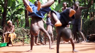 African kids dancing video