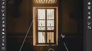 Create Windows Light RaysIn Photoshop