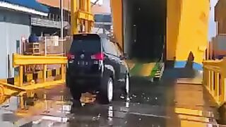 Boarding in severe stormy weather