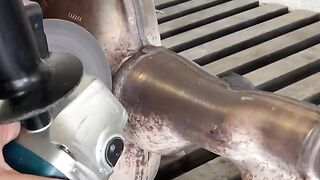 Stock Exhaust Modification Yamaha MT-07