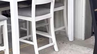 Cheap & affordable furniture at flea market