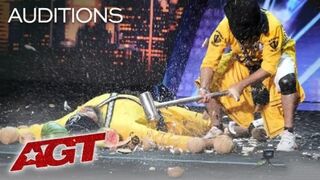 This Danger Act From India Will SCARE You With A SMASH! - America's Got Talent