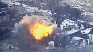 Artillery of the 46th airmobile brigade strikes at the dislocation of Russian troops