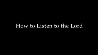 How to listen to god - Let's thank God and watch this it's important!