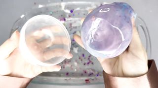 RAINBOW SLIME!!! Mixing Makeup, Clay, Floam and More into GLOSSY Slime! Relaxing Satisfying