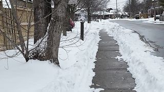 Walk into snow ❄️