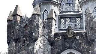Christina's dad built her and her sister an epic gothic-style