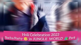Holi Celebration  Bacha party ke sang _Auyb park ????️ Rawalpindi Pakistan
