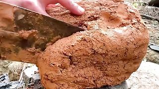 Making tiny houses out of mud!