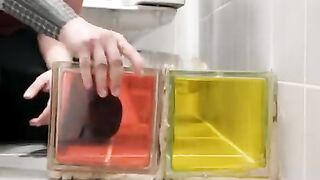 Building a Rainbow Glass Wall! Renew your Bathroom ????????