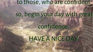 Confidence comes naturally