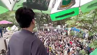 تحریک انصاف کے مراد سعید کا کارکنان سے خطاب