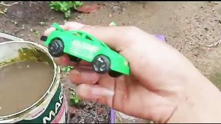 part 3 mencuci mainan mobil balab warna hijau dan spactor