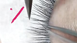 Isolate eyelash