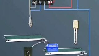 Level control safety/ convaier belt circuit