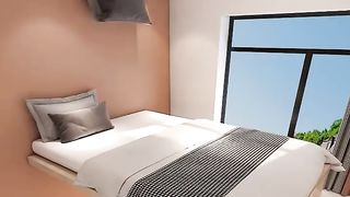 3D Designing a beautiful & space-saving bedroom ????