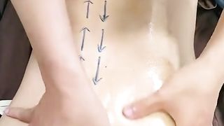 Massaging with drawn arrows as guidelines