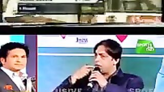 Shoaib Akhtar telling a story