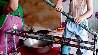 Look at this adorable little chef!