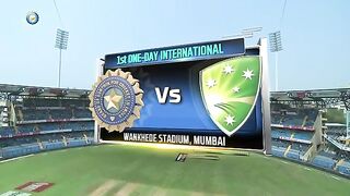 India vs australia 1st odi 2023 highlights