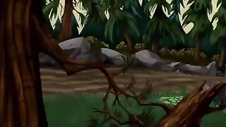 Tom and Jerry with dragon