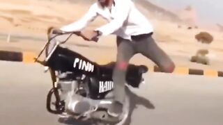 Funny moments on motorcycle