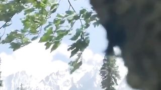 kashmir view in winter
