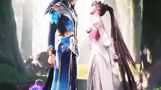 Love birds beautiful moment