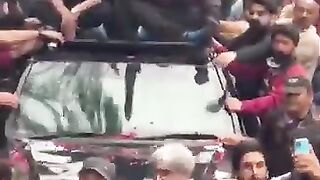 Imran Khan on his way
