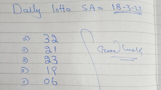 Daily lotto SA 18-03-2023, south Africa daily lottery,